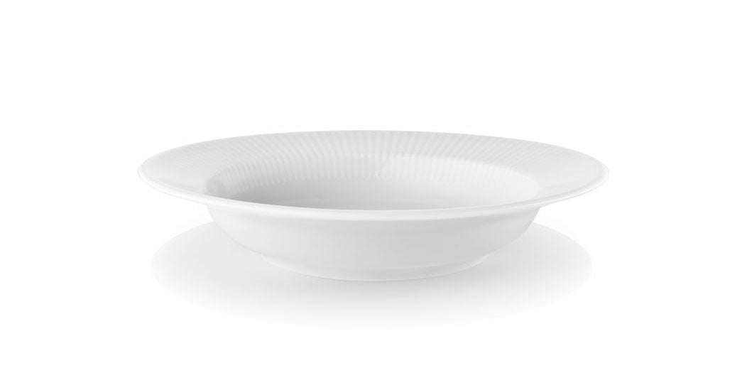 Nova dyb tallerken - 22 cm - hvid